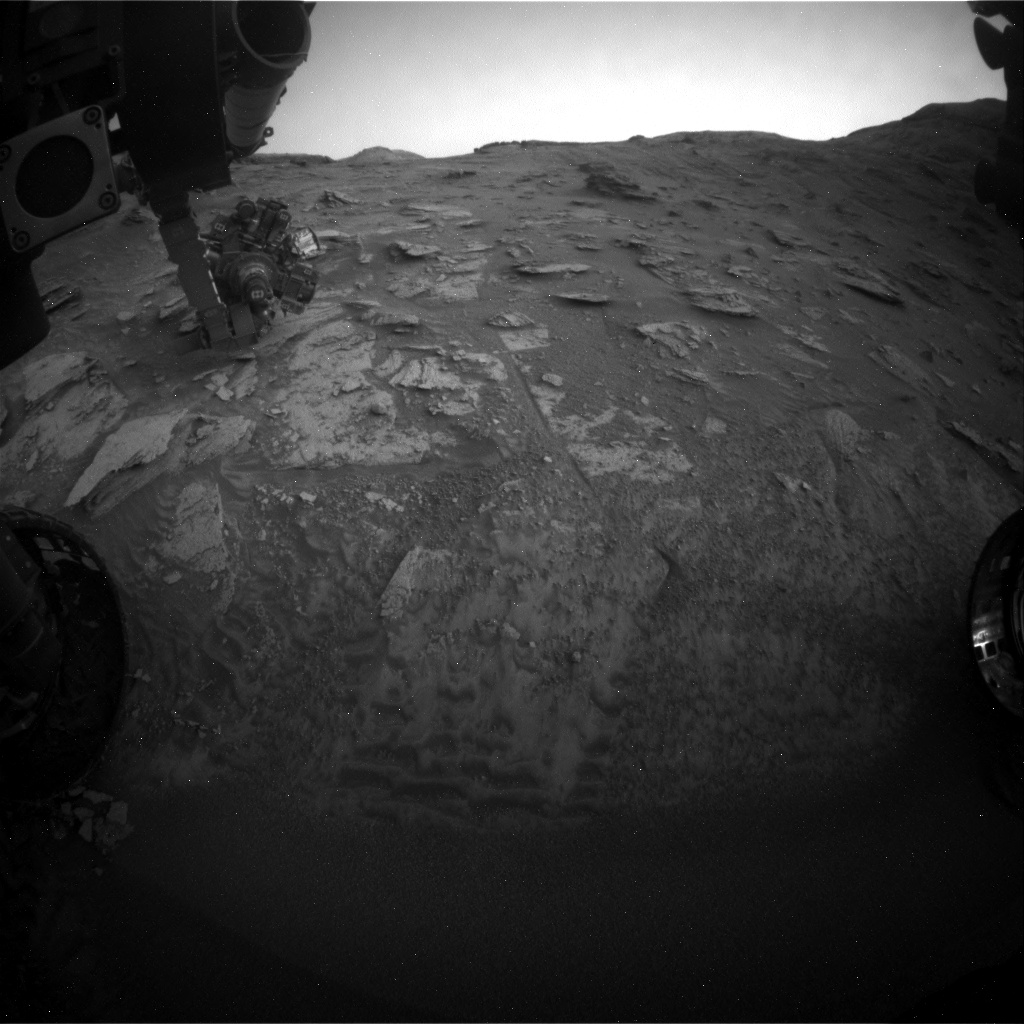 Nasa's Mars rover Curiosity acquired this image using its Front Hazard Avoidance Camera (Front Hazcam) on Sol 3466, at drive 3386, site number 94