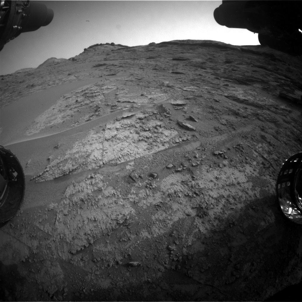 Nasa's Mars rover Curiosity acquired this image using its Front Hazard Avoidance Camera (Front Hazcam) on Sol 3469, at drive 370, site number 95