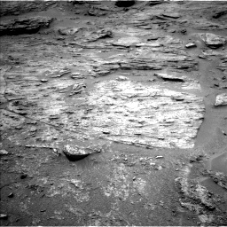 Nasa's Mars rover Curiosity acquired this image using its Left Navigation Camera on Sol 3472, at drive 424, site number 95