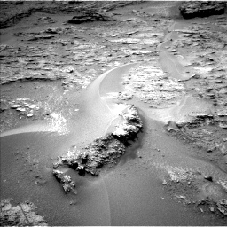 Nasa's Mars rover Curiosity acquired this image using its Left Navigation Camera on Sol 3472, at drive 460, site number 95