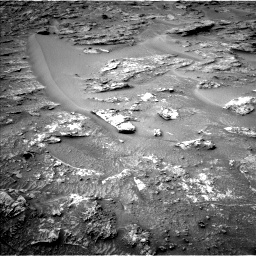 Nasa's Mars rover Curiosity acquired this image using its Left Navigation Camera on Sol 3472, at drive 592, site number 95