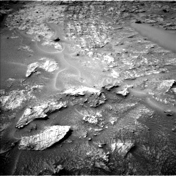 Nasa's Mars rover Curiosity acquired this image using its Left Navigation Camera on Sol 3474, at drive 638, site number 95