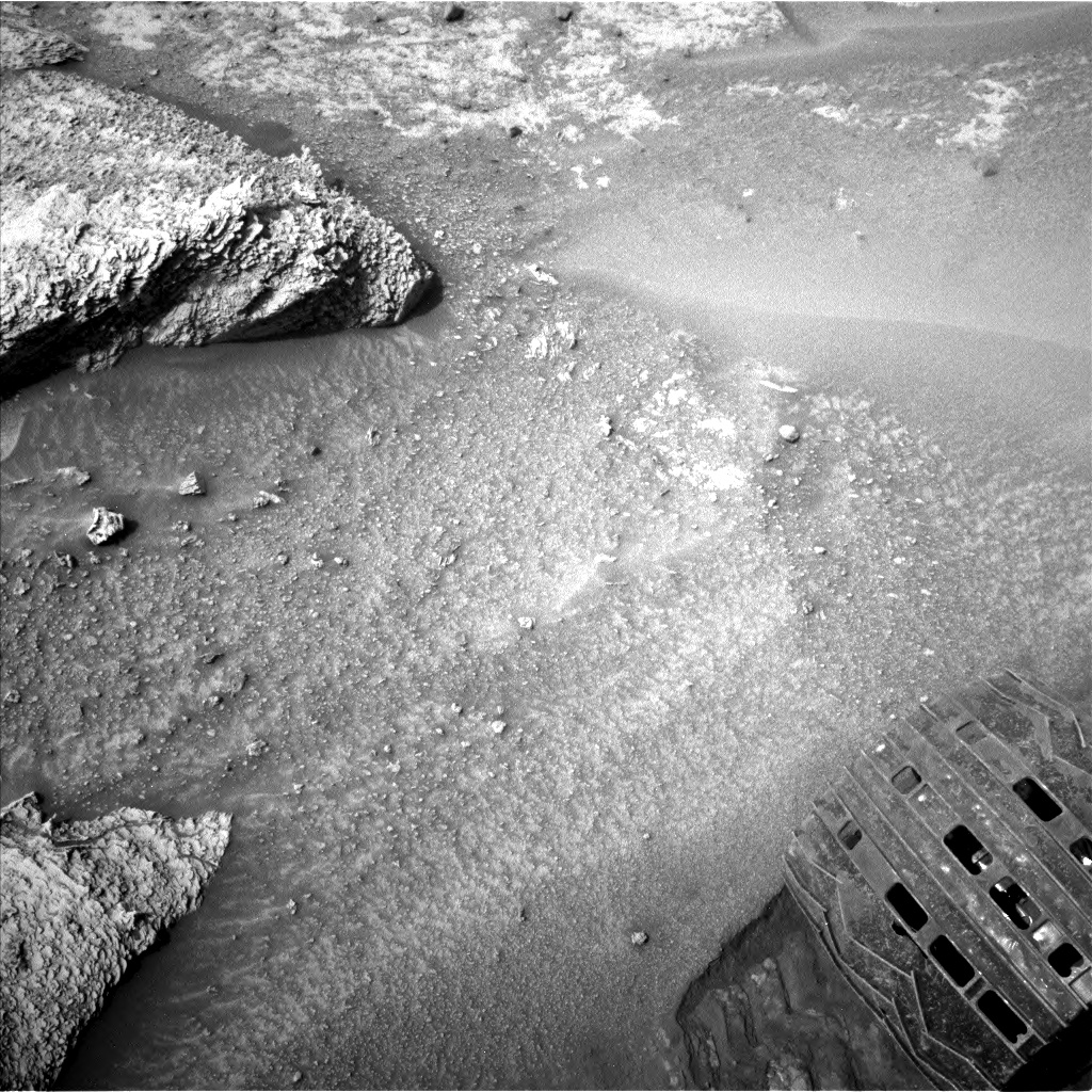 Nasa's Mars rover Curiosity acquired this image using its Left Navigation Camera on Sol 3474, at drive 732, site number 95