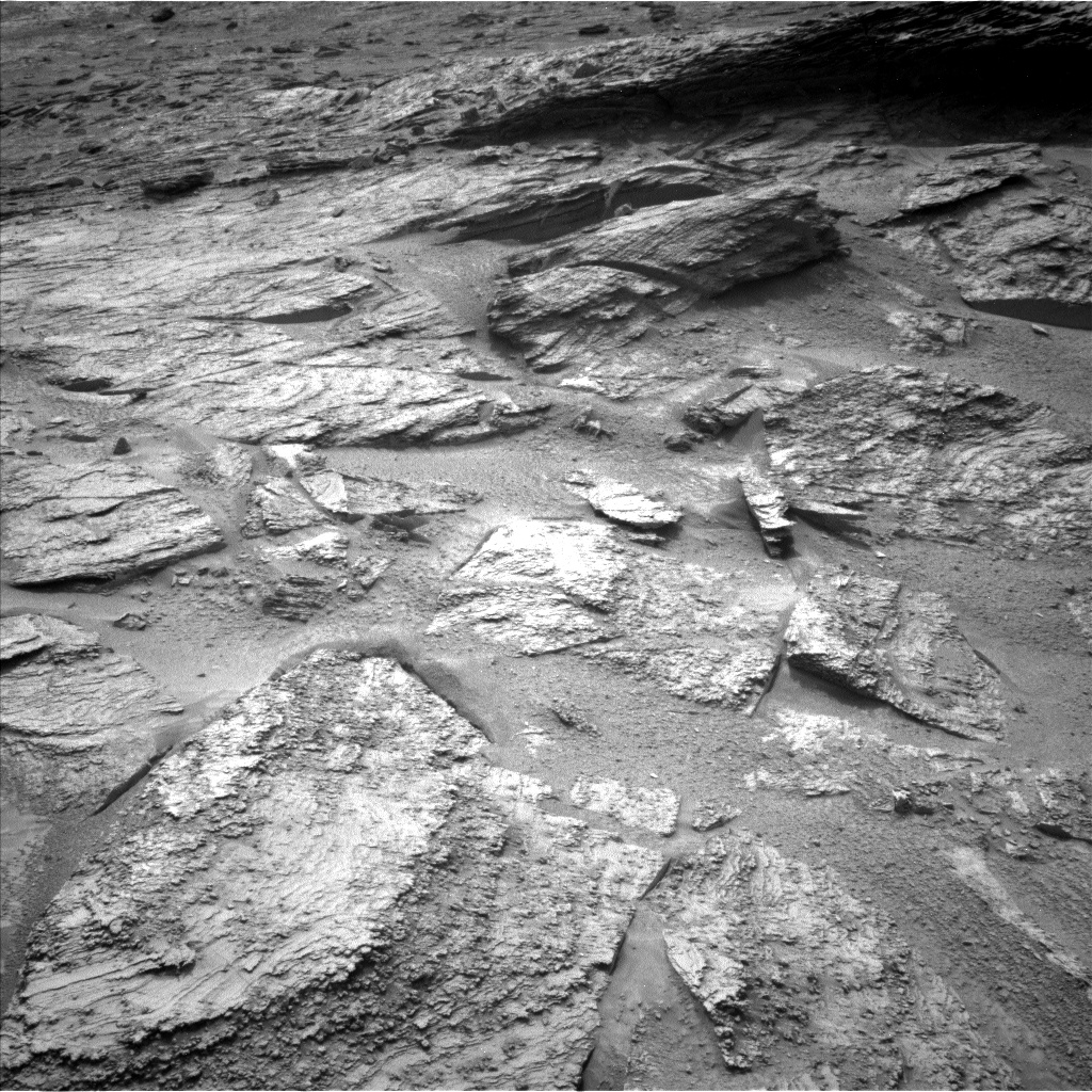 Nasa's Mars rover Curiosity acquired this image using its Left Navigation Camera on Sol 3476, at drive 882, site number 95