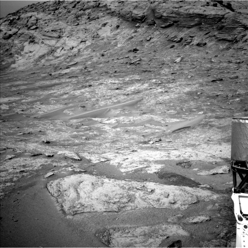 Nasa's Mars rover Curiosity acquired this image using its Left Navigation Camera on Sol 3476, at drive 930, site number 95