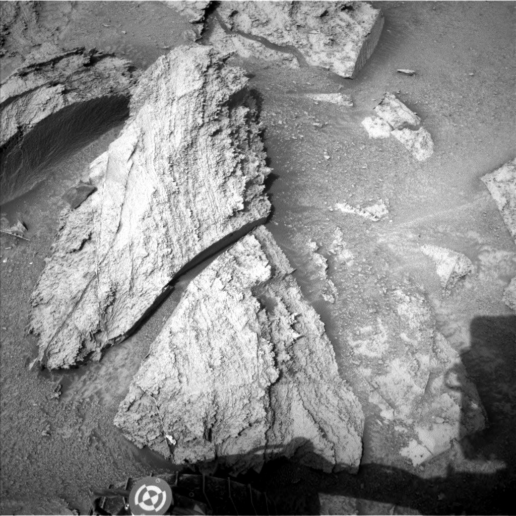 Nasa's Mars rover Curiosity acquired this image using its Left Navigation Camera on Sol 3477, at drive 930, site number 95