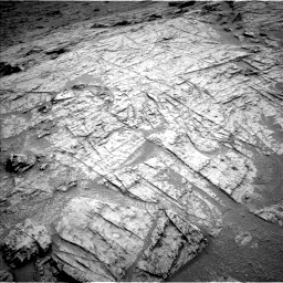 Nasa's Mars rover Curiosity acquired this image using its Left Navigation Camera on Sol 3483, at drive 1420, site number 95