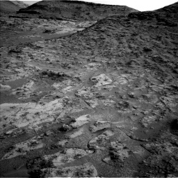 Nasa's Mars rover Curiosity acquired this image using its Left Navigation Camera on Sol 3483, at drive 1594, site number 95