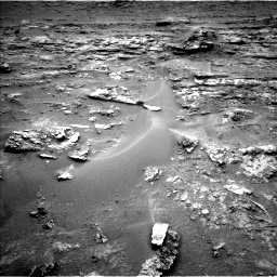 Nasa's Mars rover Curiosity acquired this image using its Left Navigation Camera on Sol 3485, at drive 1868, site number 95