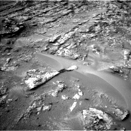 Nasa's Mars rover Curiosity acquired this image using its Left Navigation Camera on Sol 3485, at drive 1928, site number 95