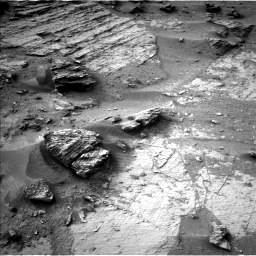 Nasa's Mars rover Curiosity acquired this image using its Left Navigation Camera on Sol 3485, at drive 2048, site number 95