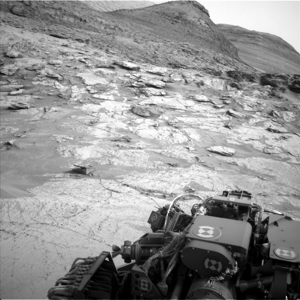 Nasa's Mars rover Curiosity acquired this image using its Left Navigation Camera on Sol 3485, at drive 2054, site number 95