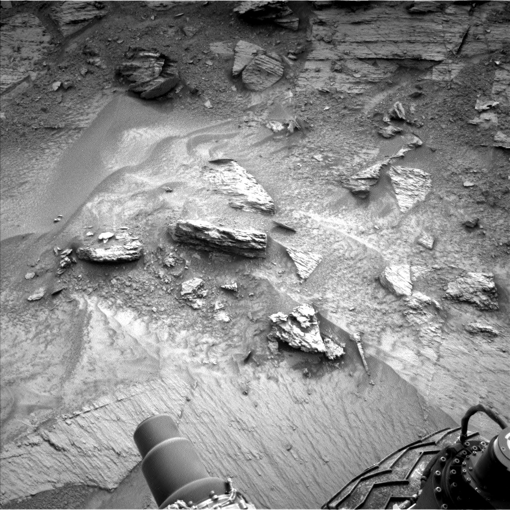 Nasa's Mars rover Curiosity acquired this image using its Left Navigation Camera on Sol 3485, at drive 2054, site number 95