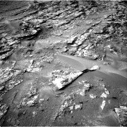 Nasa's Mars rover Curiosity acquired this image using its Right Navigation Camera on Sol 3485, at drive 1934, site number 95