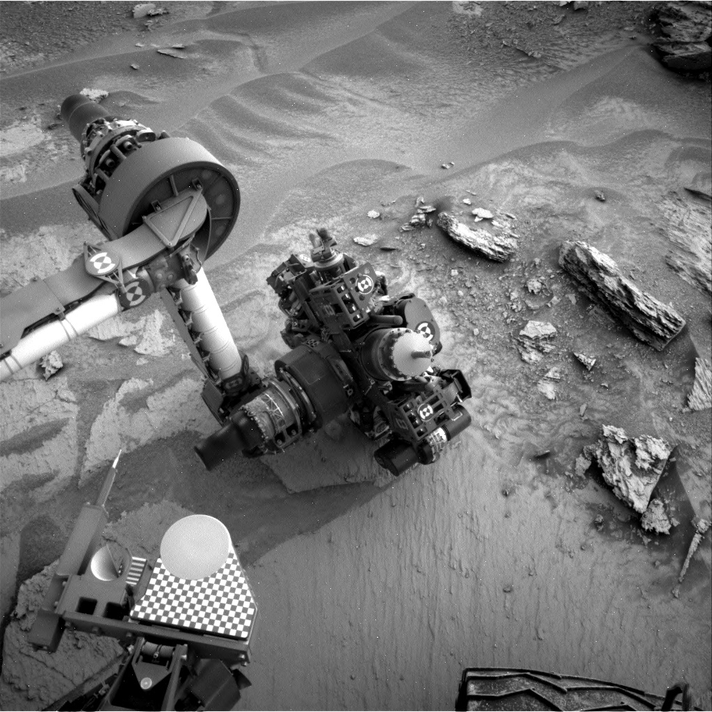 Nasa's Mars rover Curiosity acquired this image using its Right Navigation Camera on Sol 3488, at drive 2054, site number 95