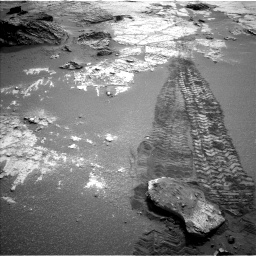 Nasa's Mars rover Curiosity acquired this image using its Left Navigation Camera on Sol 3489, at drive 2150, site number 95