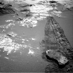 Nasa's Mars rover Curiosity acquired this image using its Right Navigation Camera on Sol 3489, at drive 2156, site number 95