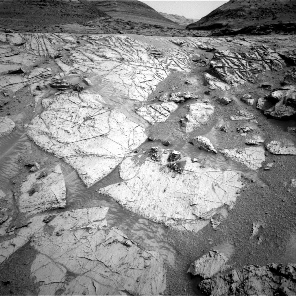 Nasa's Mars rover Curiosity acquired this image using its Right Navigation Camera on Sol 3489, at drive 2300, site number 95