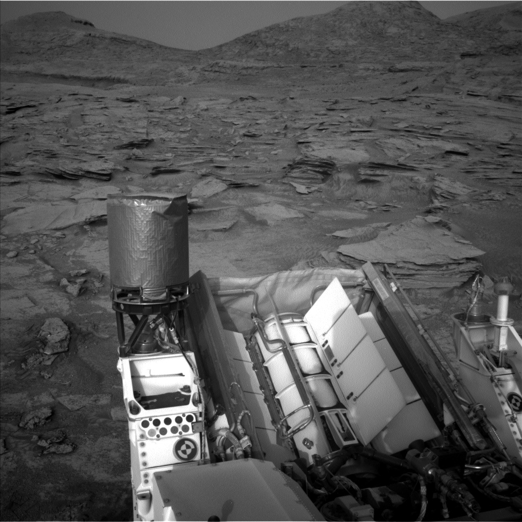 Nasa's Mars rover Curiosity acquired this image using its Left Navigation Camera on Sol 3492, at drive 2652, site number 95