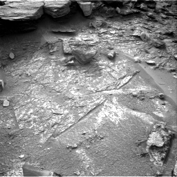 Nasa's Mars rover Curiosity acquired this image using its Right Navigation Camera on Sol 3492, at drive 2604, site number 95