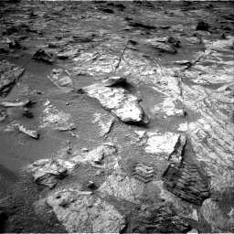 Nasa's Mars rover Curiosity acquired this image using its Right Navigation Camera on Sol 3492, at drive 2622, site number 95