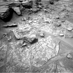 Nasa's Mars rover Curiosity acquired this image using its Left Navigation Camera on Sol 3495, at drive 2676, site number 95