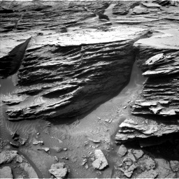 Nasa's Mars rover Curiosity acquired this image using its Left Navigation Camera on Sol 3495, at drive 2706, site number 95
