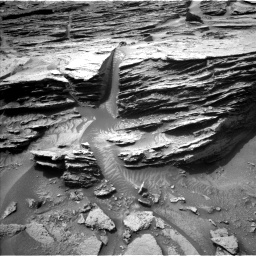 Nasa's Mars rover Curiosity acquired this image using its Left Navigation Camera on Sol 3495, at drive 2712, site number 95