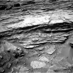 Nasa's Mars rover Curiosity acquired this image using its Left Navigation Camera on Sol 3495, at drive 2724, site number 95
