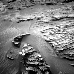 Nasa's Mars rover Curiosity acquired this image using its Left Navigation Camera on Sol 3495, at drive 2784, site number 95