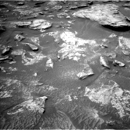 Nasa's Mars rover Curiosity acquired this image using its Left Navigation Camera on Sol 3495, at drive 2838, site number 95