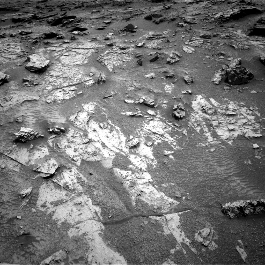 Nasa's Mars rover Curiosity acquired this image using its Left Navigation Camera on Sol 3495, at drive 2886, site number 95
