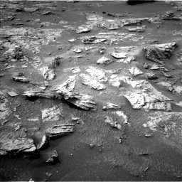 Nasa's Mars rover Curiosity acquired this image using its Left Navigation Camera on Sol 3495, at drive 2916, site number 95