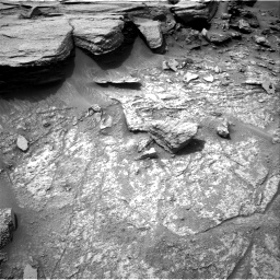 Nasa's Mars rover Curiosity acquired this image using its Right Navigation Camera on Sol 3495, at drive 2682, site number 95