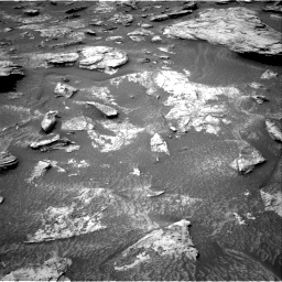 Nasa's Mars rover Curiosity acquired this image using its Right Navigation Camera on Sol 3495, at drive 2850, site number 95