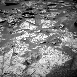 Nasa's Mars rover Curiosity acquired this image using its Right Navigation Camera on Sol 3495, at drive 2874, site number 95