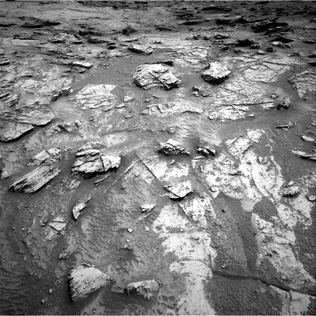 Nasa's Mars rover Curiosity acquired this image using its Right Navigation Camera on Sol 3495, at drive 2886, site number 95