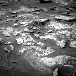 Nasa's Mars rover Curiosity acquired this image using its Right Navigation Camera on Sol 3495, at drive 2910, site number 95
