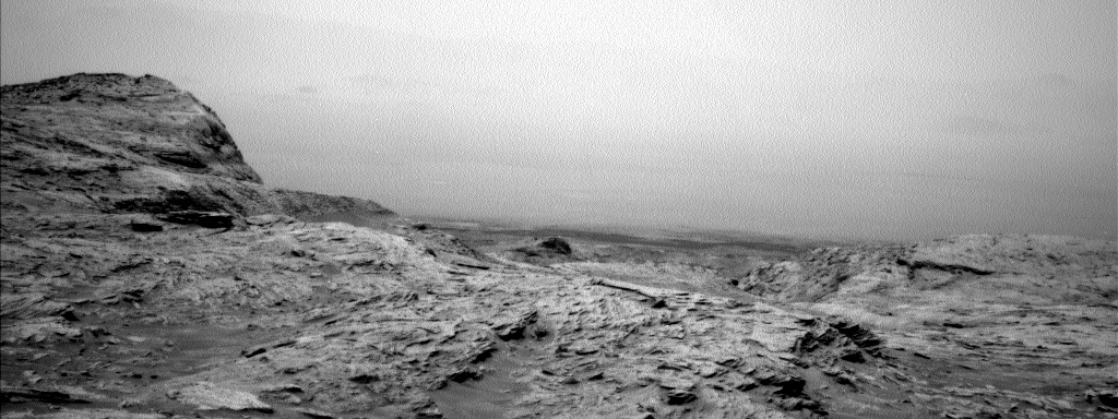 Nasa's Mars rover Curiosity acquired this image using its Left Navigation Camera on Sol 3503, at drive 2934, site number 95