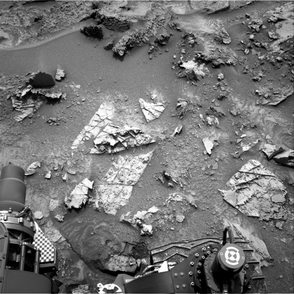 Nasa's Mars rover Curiosity acquired this image using its Right Navigation Camera on Sol 3504, at drive 2944, site number 95