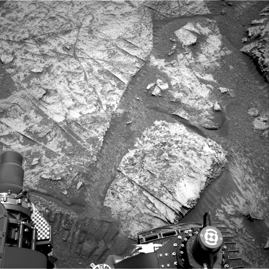 Nasa's Mars rover Curiosity acquired this image using its Right Navigation Camera on Sol 3506, at drive 3020, site number 95