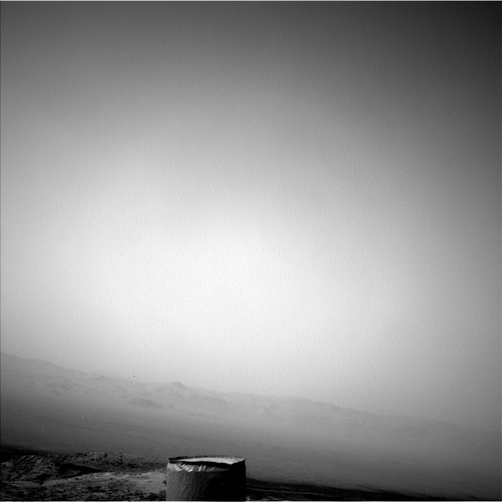Nasa's Mars rover Curiosity acquired this image using its Left Navigation Camera on Sol 3507, at drive 3020, site number 95