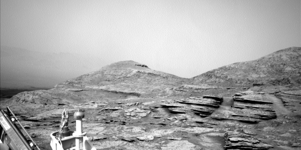 Nasa's Mars rover Curiosity acquired this image using its Left Navigation Camera on Sol 3507, at drive 3020, site number 95
