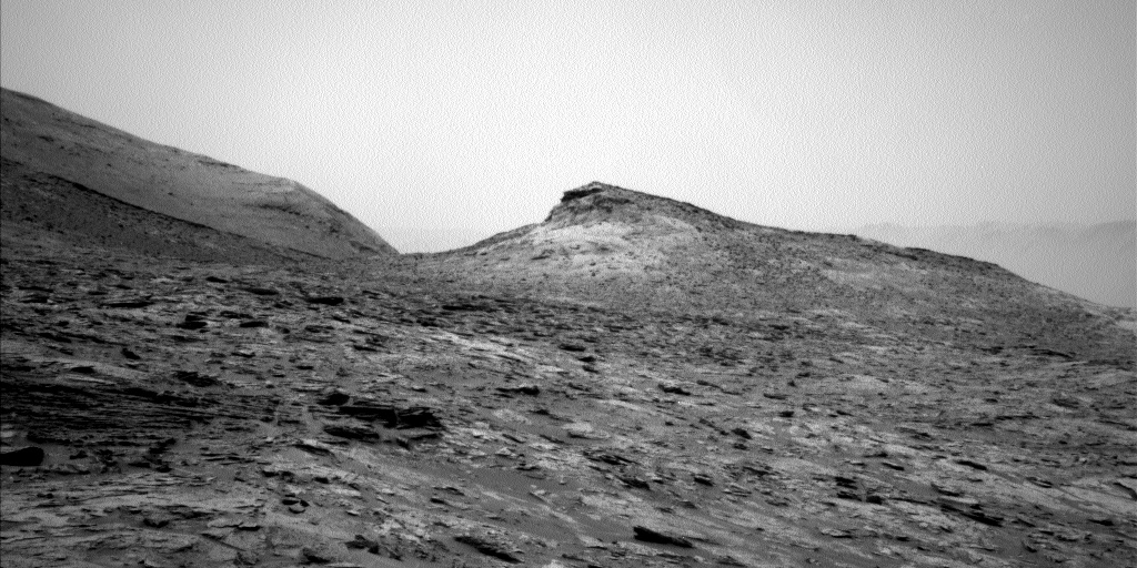 Nasa's Mars rover Curiosity acquired this image using its Left Navigation Camera on Sol 3508, at drive 3020, site number 95