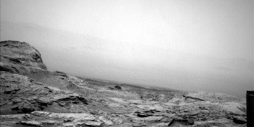 Nasa's Mars rover Curiosity acquired this image using its Left Navigation Camera on Sol 3509, at drive 3020, site number 95