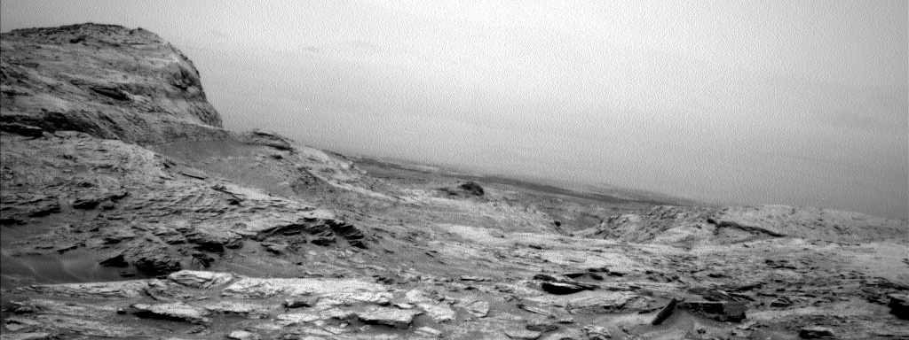 Nasa's Mars rover Curiosity acquired this image using its Left Navigation Camera on Sol 3509, at drive 3020, site number 95