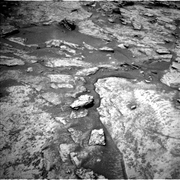 Nasa's Mars rover Curiosity acquired this image using its Left Navigation Camera on Sol 3509, at drive 3092, site number 95