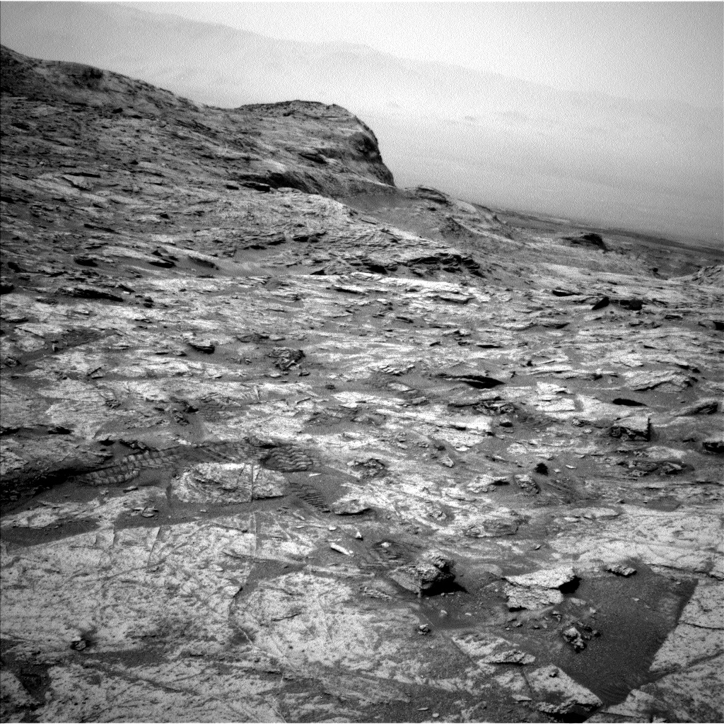 Nasa's Mars rover Curiosity acquired this image using its Left Navigation Camera on Sol 3509, at drive 3152, site number 95