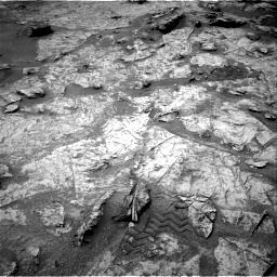 Nasa's Mars rover Curiosity acquired this image using its Right Navigation Camera on Sol 3509, at drive 3020, site number 95