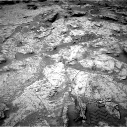 Nasa's Mars rover Curiosity acquired this image using its Right Navigation Camera on Sol 3509, at drive 3032, site number 95